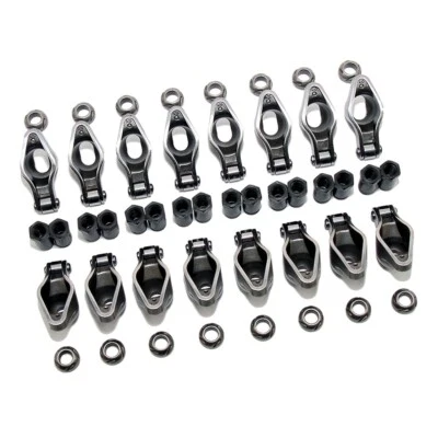 SBC 350 Vortec Chevy Roller Tip Rockers 1.5 Ratio 3/8 w/ Polylocks Self Aligning - Image 1 of 2