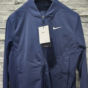 Nike Tour Essential Golf Jacket Men's Size Small NEW Navy Blue Full Zip - Picture 1 of 14