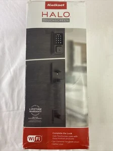 Kwikset Halo Touchscreen Smart Deadbolt - Black 99390-004 - Picture 1 of 12