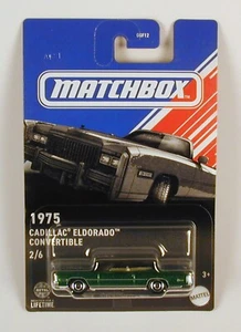 Matchbox 1975 Cadillac Eldorado Convertible Green - Picture 1 of 2