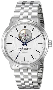 Raymond Weil Maestro Automático Acero Plata Reloj Hombres Dial 2227-ST-65001 - Imagen 1 de 4