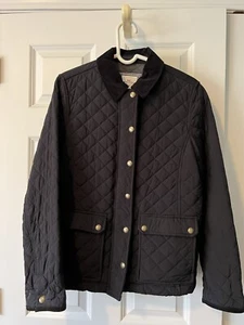 NWT Women’s Vineyard Vines Black Quilted Jacket Size Medium - Picture 1 of 12