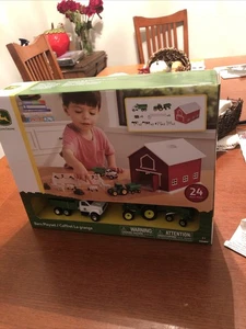 Tomy Completo 1/64 Trattore Fattoria Animali da Fienile Playset - Foto 1 di 6