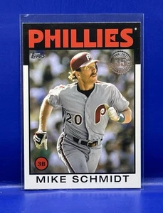 Mike Schmidt #86B-46 2021 Topps 1986 Baseball Philadelphia Phillies Baseball HOF - Picture 1 of 2