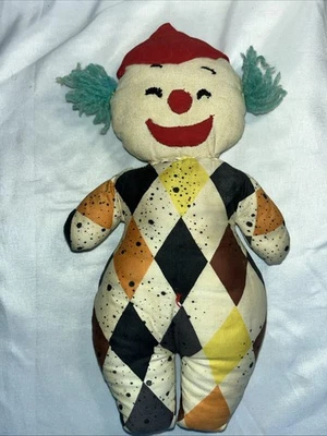 Vintage Clown Plush Looks Handmade Approx. 12” - Image 1 of 4