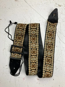 USED Vintage unbranded vinyl guitar strap (Multicoloured) - Picture 1 of 6