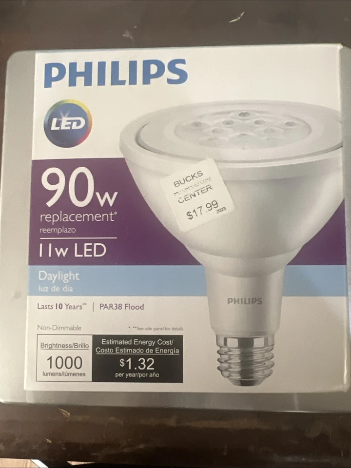 Philips 90-Watt Equivalent PAR38 LED Ambient Flood Bright White (1-Pack) - Image 1 of 1