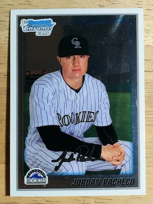 Bowman Chrome Prospects #BCP135 2010 Jordan Pacheco Foto 1 de 2
