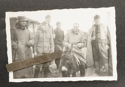 Foto Wk2 Bulgarien Panzermann Totenkopf Krad Uniform POW Esel Kraftfahrer Mantel - Bild 1 von 2