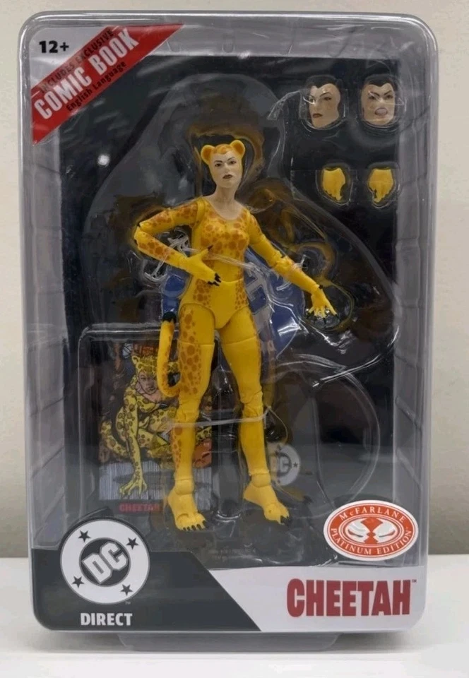 Punzonadores de páginas DC Direct Cheetah McFarlane Platinum Foto 1 de 1