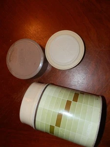 Vintage King Seeley Thermos Ombre Green Print Hot Soup Some Wear 6 x 4" - Picture 1 of 4