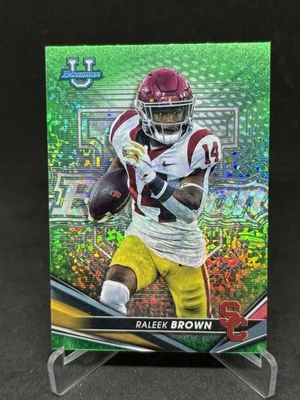 Raleek Brown 2022 Bowman's Best U Green Mini Diamonds /99 ARIZONA ST USC 091625 - Image 1 of 2
