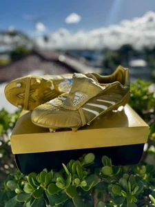 BNIB Adidas Predator Absolute Zidane Remake Gold US9 UK9.5 - Picture 1 of 4