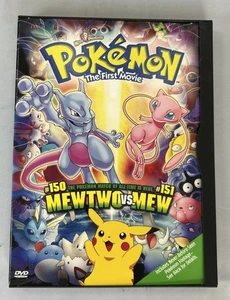 Pokemon - The First Movie - Mew Two vs Mew (Snapcase) RARE ORIGINAL (DVD, 2000) - Picture 1 of 8