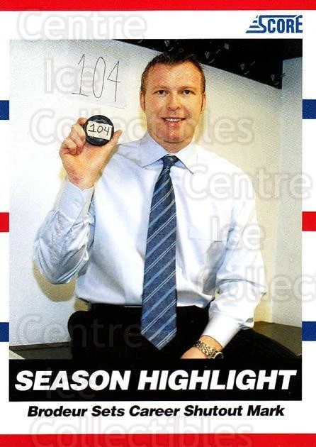 2010-11 Score #11 Martin Brodeur - Image 1 of 1