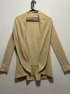 Lilly Pulitzer Cashmere Open Front Tan Cardigan Sweater Women’s Sz XS - Picture 1 of 10