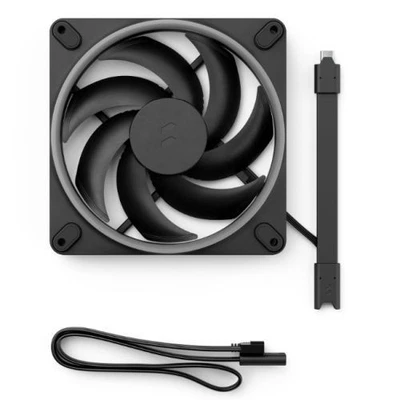 Fractal Design Momentum 14 ARGB 14cm PWM Case Fan, 350-1800RPM, 8-pin - Black - Image 1 of 4
