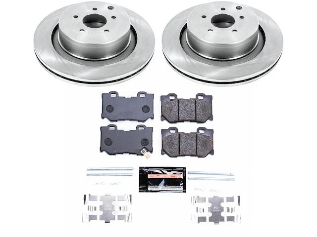 Rear Brake Pad and Rotor Kit For 2013 Infiniti M35h QH584TB - Image 1 of 1