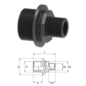 RIDUZIONE M-M 1/2"-3/8" 2402021 - Imagen 1 de 1