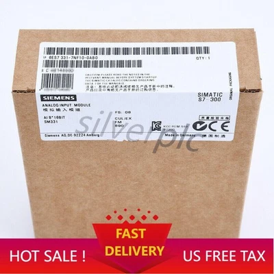 Siemens Simatic S7-300 6ES7331-7NF10-0AB0 Analog Input Module 6ES7331-7NF10-0AB0 - Image 1 of 3