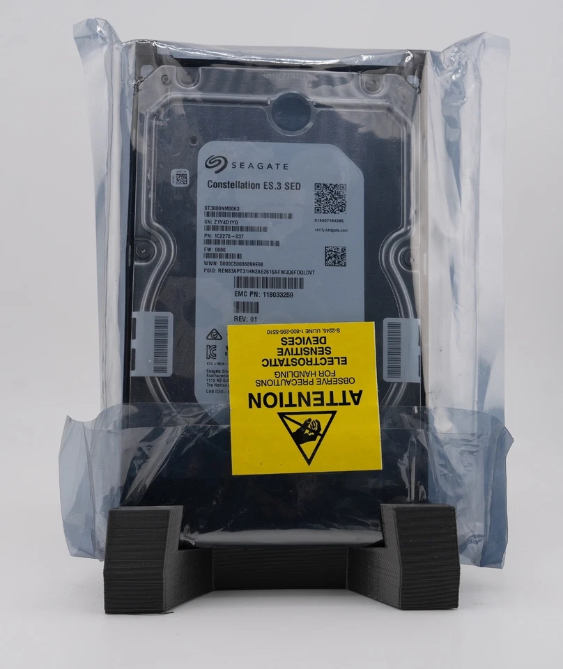 Seagate ST3000NM0063 Constellation ES.3 3TB 3.5" SAS HDD - Image 1 of 4