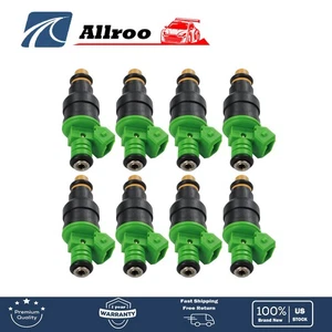 0280150558 Set of 8 Fuel Injectors For Ford Mustang Chevrolet Corvette 42lb - Picture 1 of 11