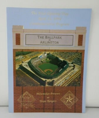 The Ballpark at Arlington First Opening Day Texas Rangers vs Brewers 1994 - Image 1 of 4