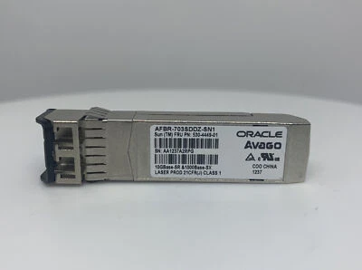 Sun Oracle X2129A-N AFBR-703SDDZ-SN1 530-4449-001 SFP+ 10Gb 10Gbe SR 850nm - Image 1 of 4