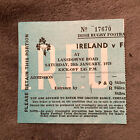 1979 IRELAND V FRANCE FIVE NATIONS INTERNATIONAL RUGBY UNION MATCH TICKET