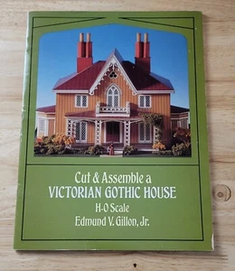 CUT & ASSEMBLE A VICTORIAN GOTHIC HOUSE H-O Scale Edmund V Gillon Jr PB ©1995 - Picture 1 of 2
