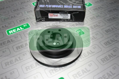 StopTech Sport Slotted Brake Rotor Rear Right for Subaru WRX 06-07 EJ255 - Image 1 of 4