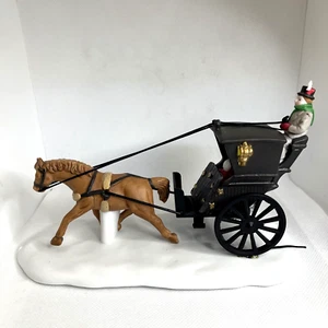 Abt. 56 Retired Vintage KINGS ROAD Horse CAB Heritage Village Collection w/Box - Bild 1 von 14