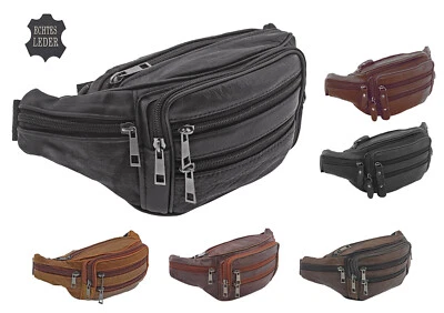 + Gürteltasche Hüfttasche Bauchtasche Umhängetasche Crossbag LEDER! Art.303 - Bild 1 von 2