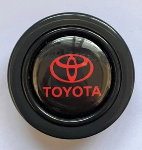 Botón de bocina TOYOTA LOGO ROJO para volante SPARCO OMP NARDI - Imagen 1 de 5
