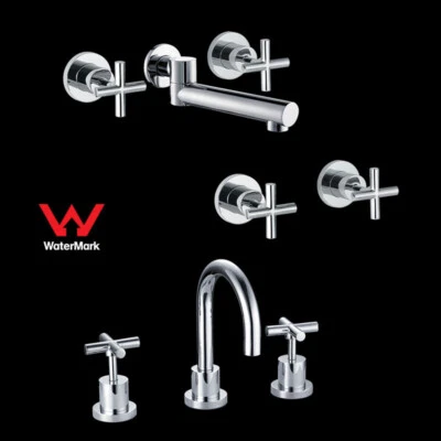 Tigris Bathroom Tap Sets Package Swivel Bath Basin Wall Top Full Turn Chrome - image 1 of 4