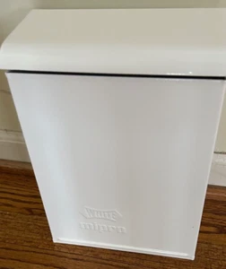 Mipro Feminine Hygiene Disposal Receptacle Metal White - Wall Mount NEW - Picture 1 of 4