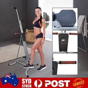 Vertical Climber Step Machine Fitness Exercise Climbing Cardio Workout Trainer D - Picture 1 of 11