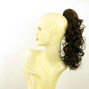 Hairpiece ponytail curly chocolate copper wick 15.75 ref 3/6h30 peruk - Imagen 1 de 7