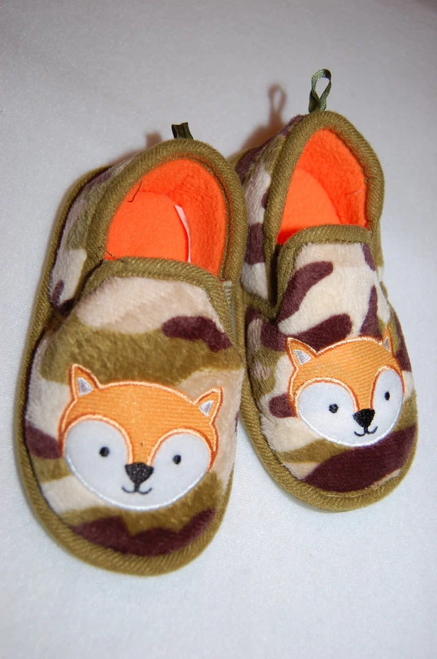 Тапочки для мальчиков CAMO Brown BABY FOX Резиновая подошва S 5-6 XL 11-12 - Изображение 1 из 1
