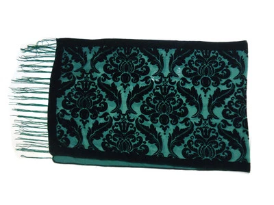 Luxury Velvet Scarf Shawl Women Soft Floral Wedding Pashmina Winter Gift Lovers - Image 1 of 4