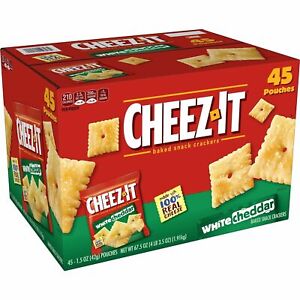 Cheez-It Baked Snack Cheese Crackers, Original, Single Serve, 1 oz Bags�(30
