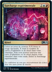 MTG Magic M21 - [x2] Experimental Overload/Surcharge expérimentale, French/VF - Picture 1 of 1