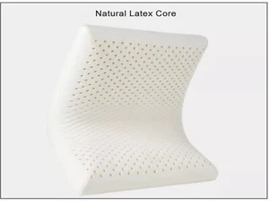Talalay Latex Pillow Medium Support Bed Pillow Relieve Neck Pain Memory Foam - Picture 1 of 8