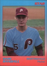 1989 Martinsville Phillies Star #26 Mark Randall