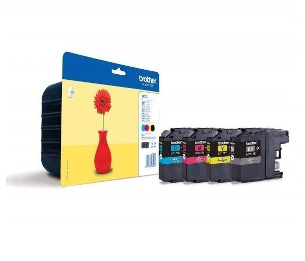 Original Brother LC121 MultiPack DCP-J132W J152W J172W J552DW OVP DATUM 2024 - Bild 1 von 1