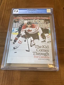 Sports Illustrated CGC 7.5 White Pages (Sidney Crosby- Olympics Team Canada) - Picture 1 of 3