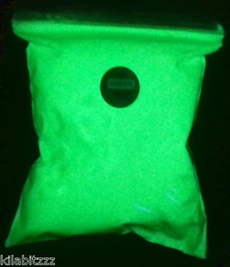 BAZICS Low priced ultra bright glow in the dark green powder - Sent from UK - Picture 1 of 2