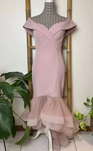 Portia And Scarlett Formal Dress Evening Event Size 2 (fits 8) Pink RRP $485 - Picture 1 of 11