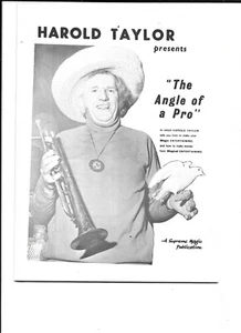 HAROLD TAYLOR PRESENTS "THE ANGLE OF A PRO" MAGIC BROCHURE 1973 - Picture 1 of 4