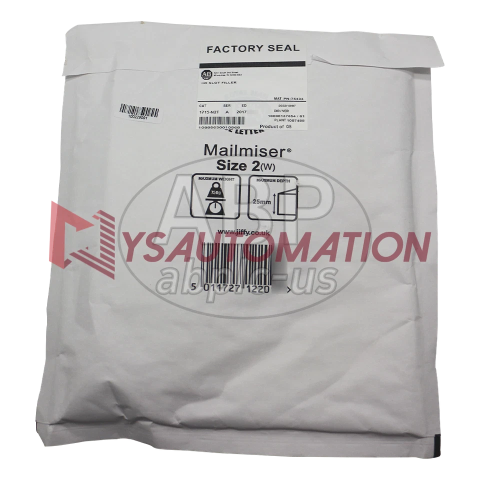 NUEVO 1715-N2T Original Allen BradleySingle Ranura Relleno SER UN ENVÍO RÁPIDO Foto 1 de 1